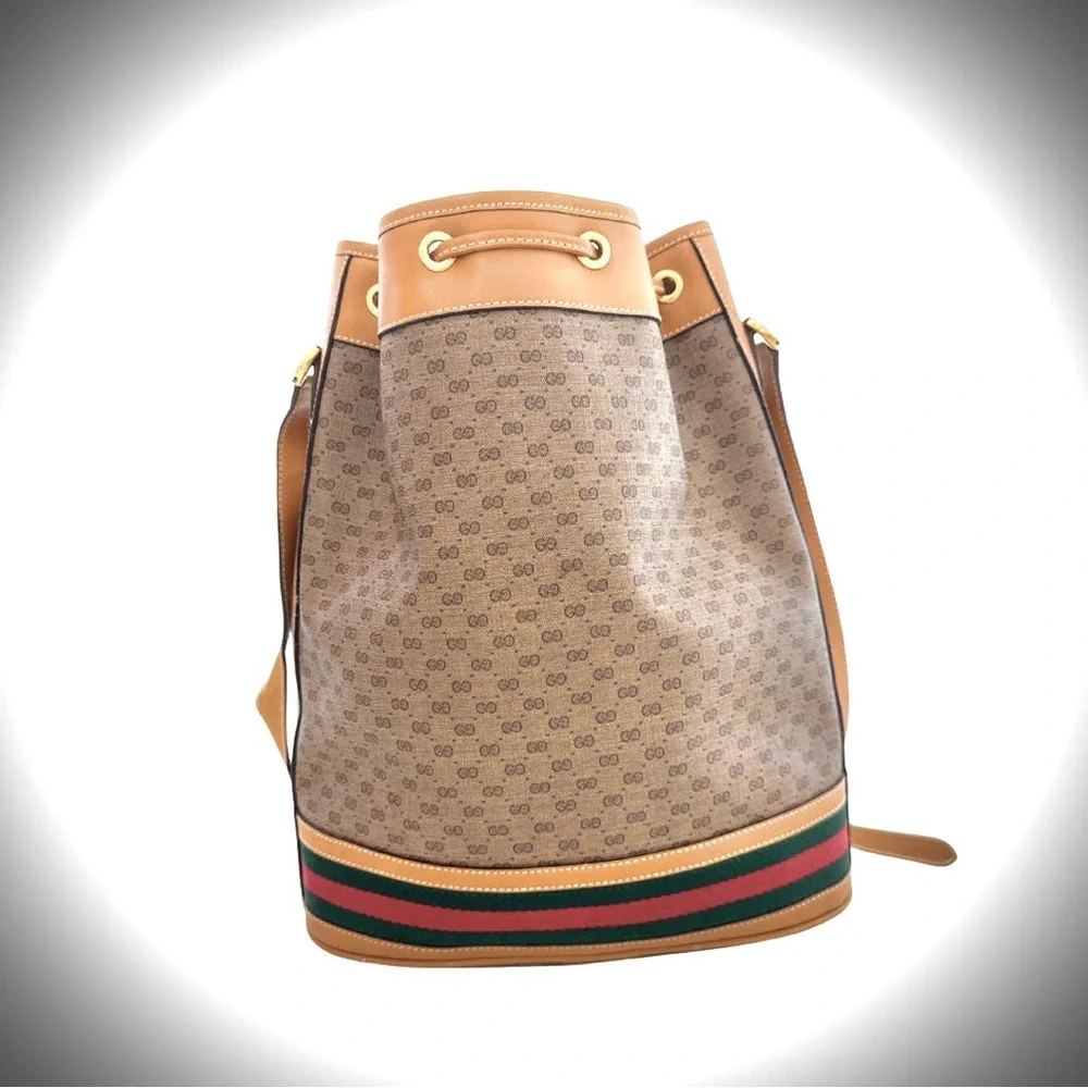 Gucci Ophidia Vintage Drawstring Bucket Shoulder Bag - Picture 2 of 11
